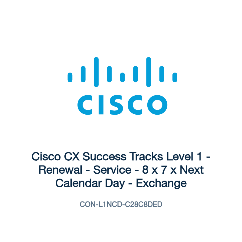 CON-L1NCD-C28C8DED: Cisco CX Success Tracks Level 1
