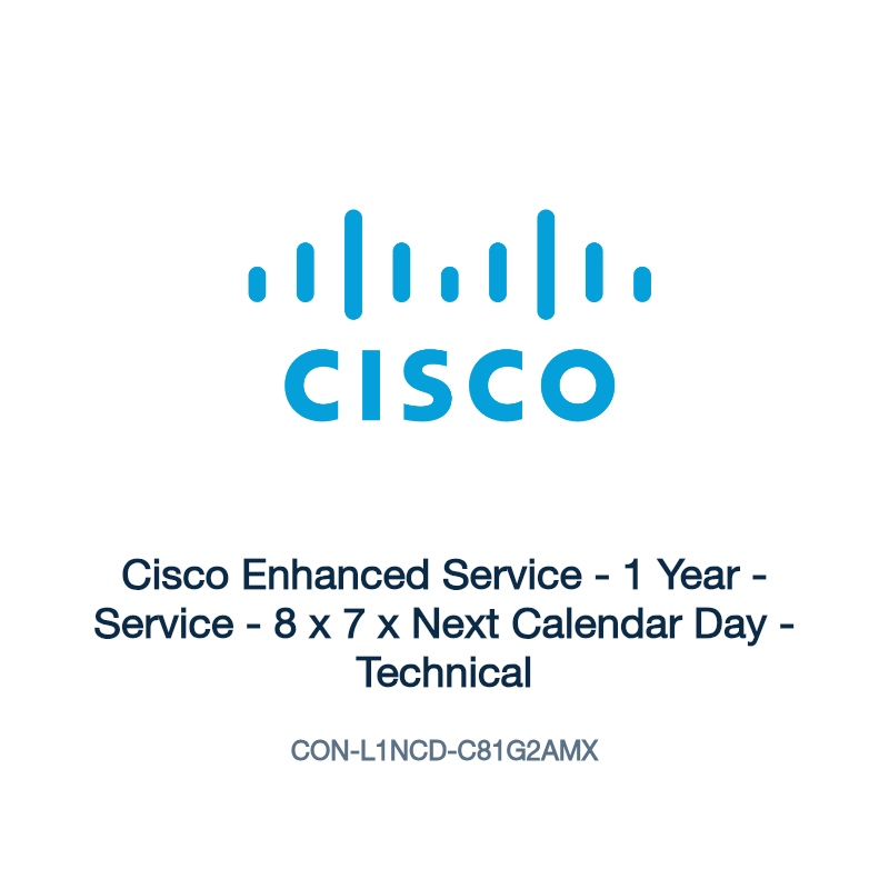 CON-L1NCD-C81G2AMX: Cisco Enhanced Service