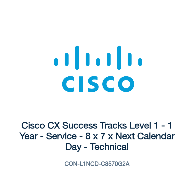 CON-L1NCD-C8570G2A: Cisco CX Success Tracks Level 1
