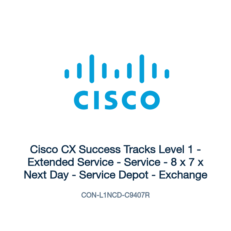 CON-L1NCD-C9407R: Cisco CX Success Tracks Level 1