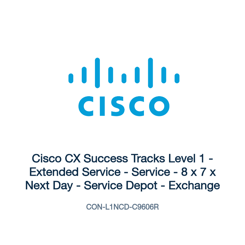CON-L1NCD-C9606R: Cisco CX Success Tracks Level 1