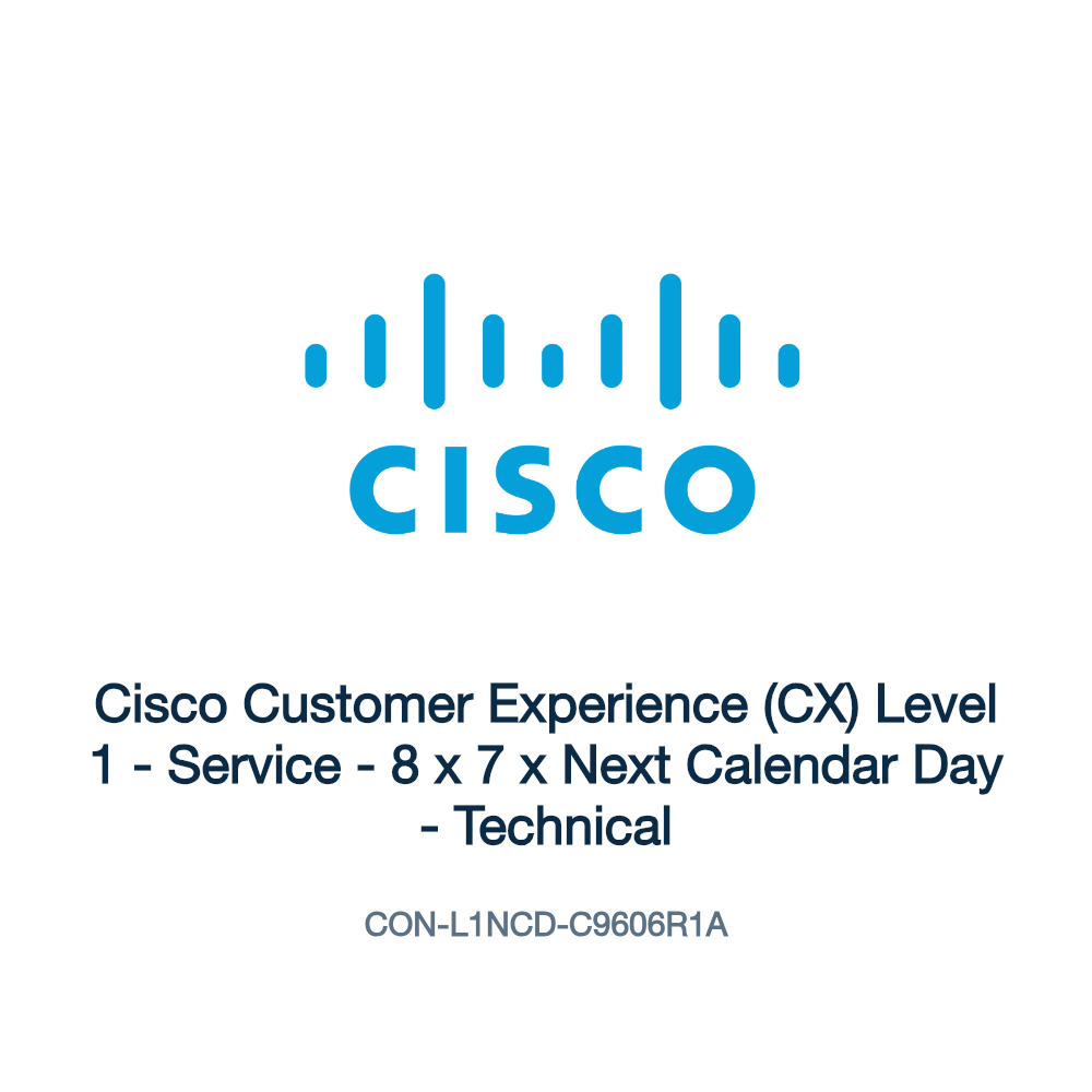 CON-L1NCD-C9606R1A: Cisco Customer Experience (CX) Level 1