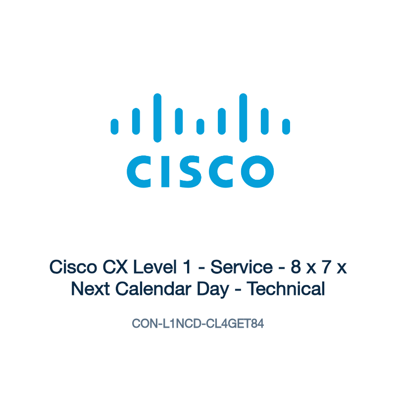 CON-L1NCD-CL4GET84: Cisco CX Level 1