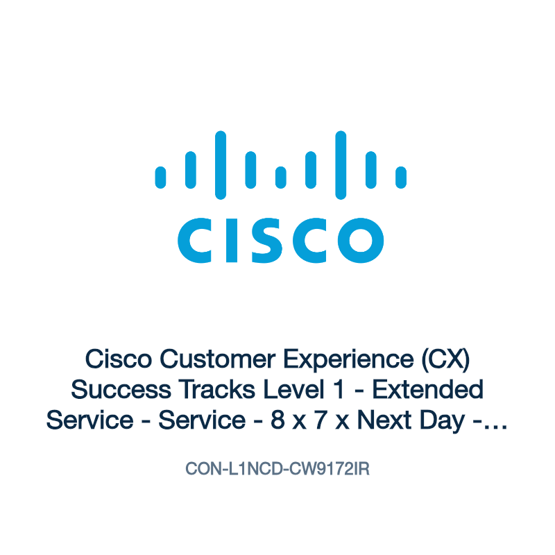 CON-L1NCD-CW9172IR: Cisco Customer Experience (CX) Success Tracks Level 1