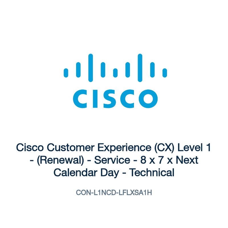 CON-L1NCD-LFLXSA1H: Cisco Customer Experience (CX) Level 1