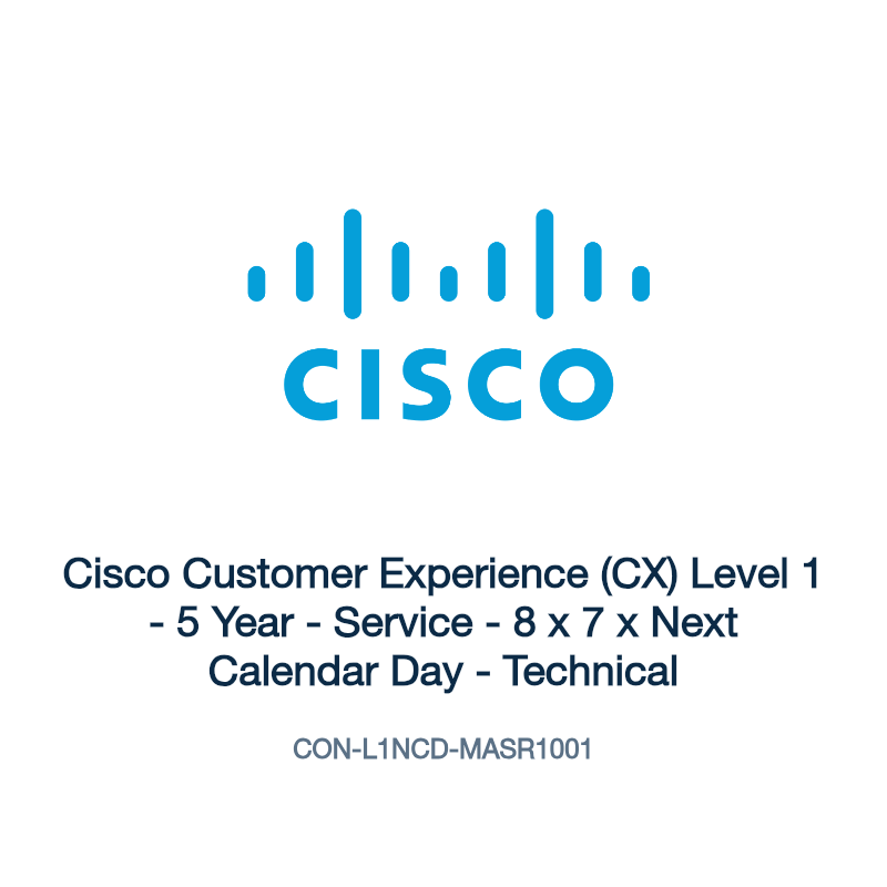 CON-L1NCD-MASR1001: Cisco Customer Experience (CX) Level 1