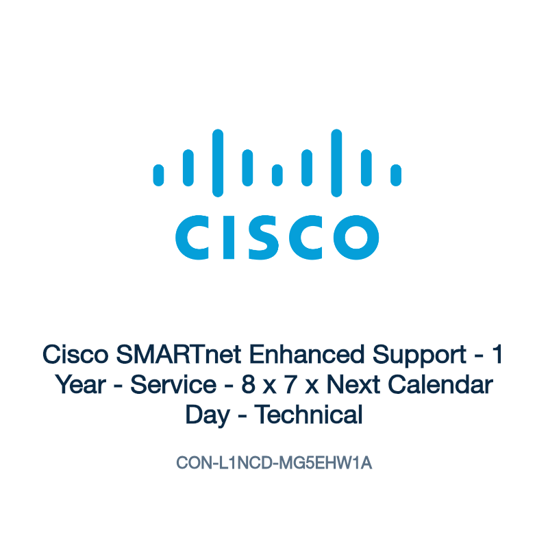 CON-L1NCD-MG5EHW1A: Cisco SMARTnet Enhanced Support