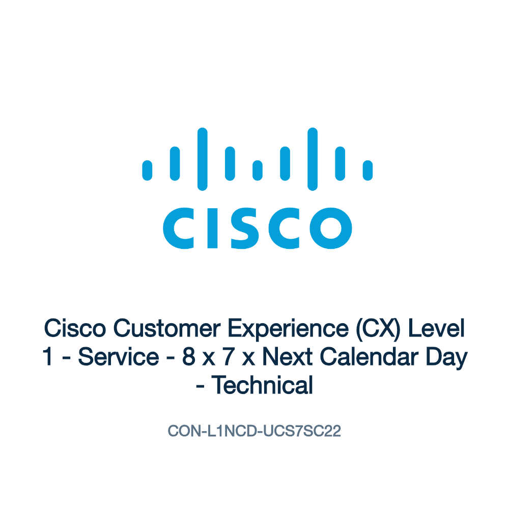 CON-L1NCD-UCS7SC22: Cisco Customer Experience (CX) Level 1