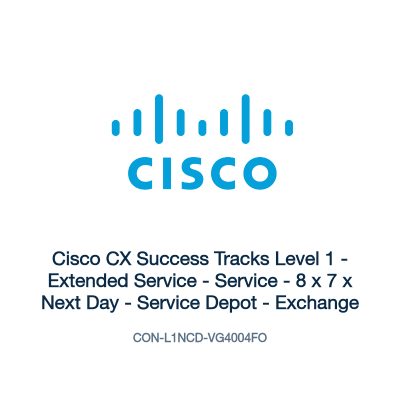 CON-L1NCD-VG4004FO: Cisco CX Success Tracks Level 1