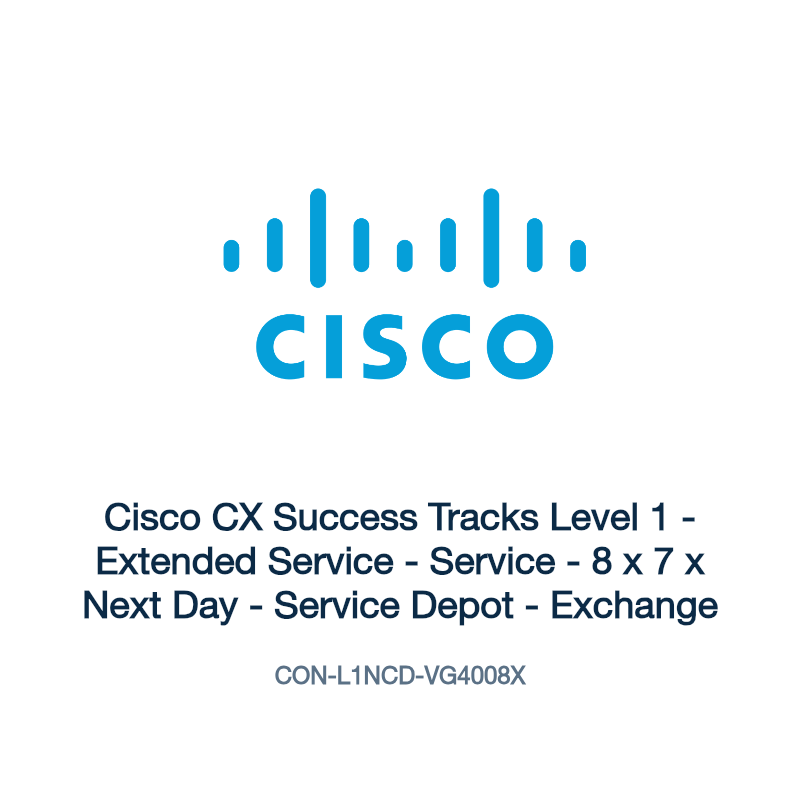 CON-L1NCD-VG4008X: Cisco CX Success Tracks Level 1