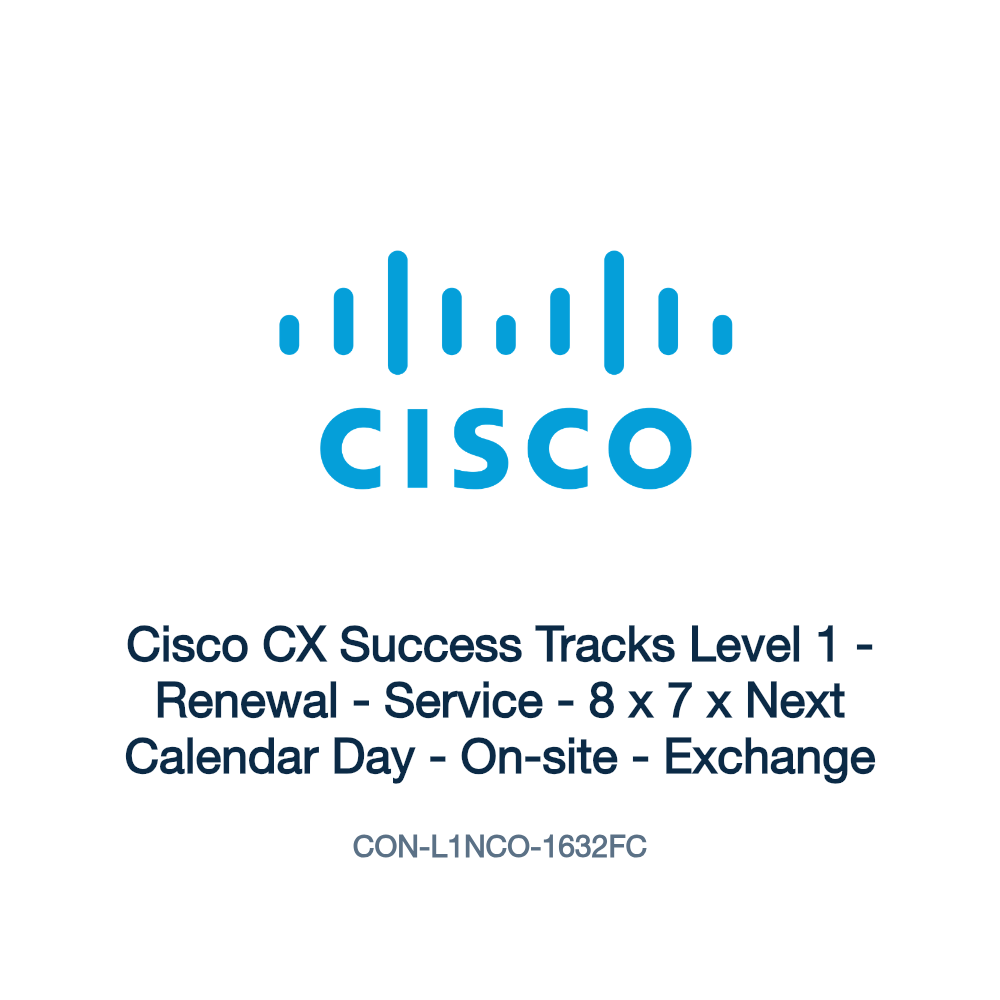CON-L1NCO-1632FC: Cisco CX Success Tracks Level 1