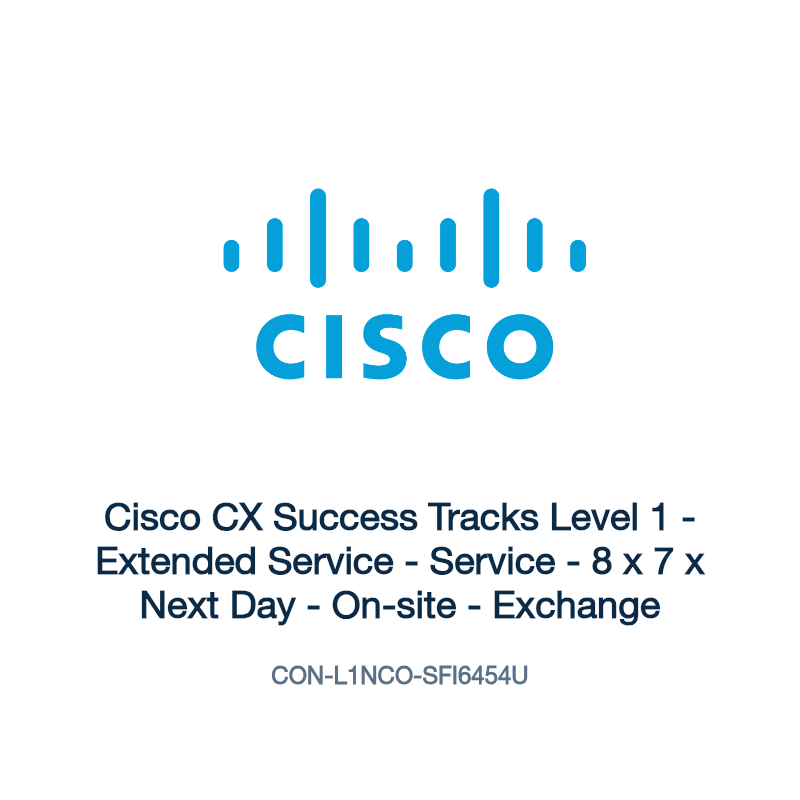 CON-L1NCO-SFI6454U: Cisco CX Success Tracks Level 1