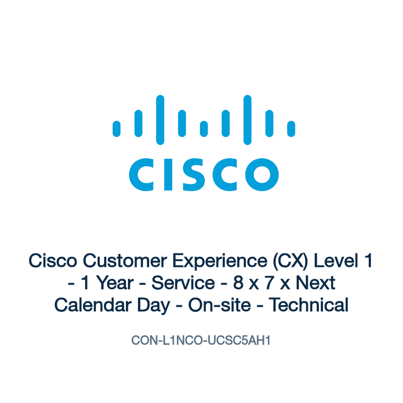 CON-L1NCO-UCSC5AH1: Cisco Customer Experience (CX) Level 1