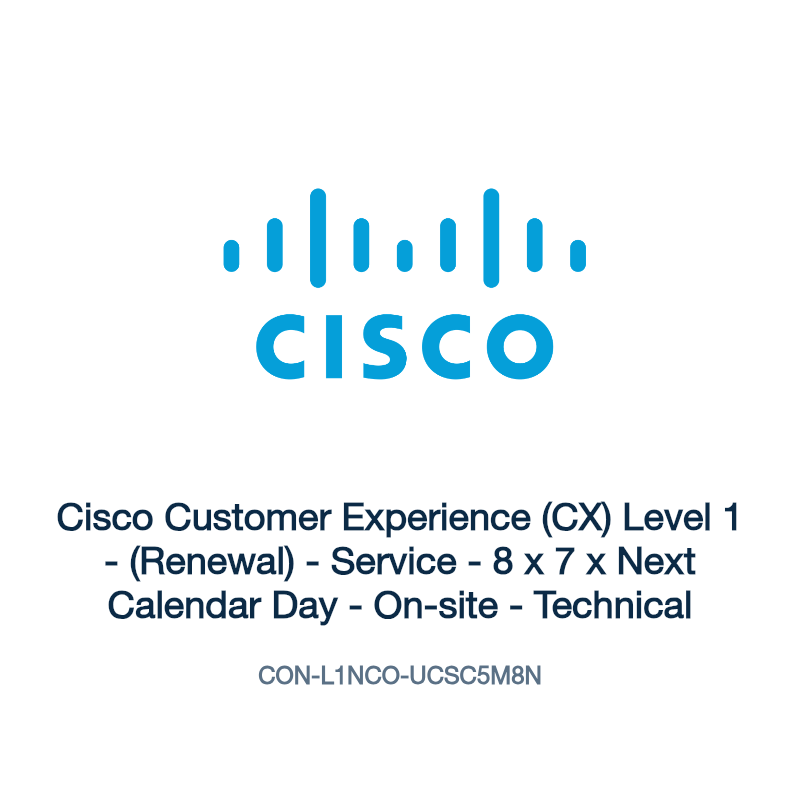 CON-L1NCO-UCSC5M8N: Cisco Customer Experience (CX) Level 1