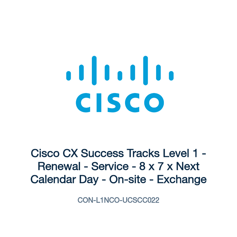CON-L1NCO-UCSCC022: Cisco CX Success Tracks Level 1