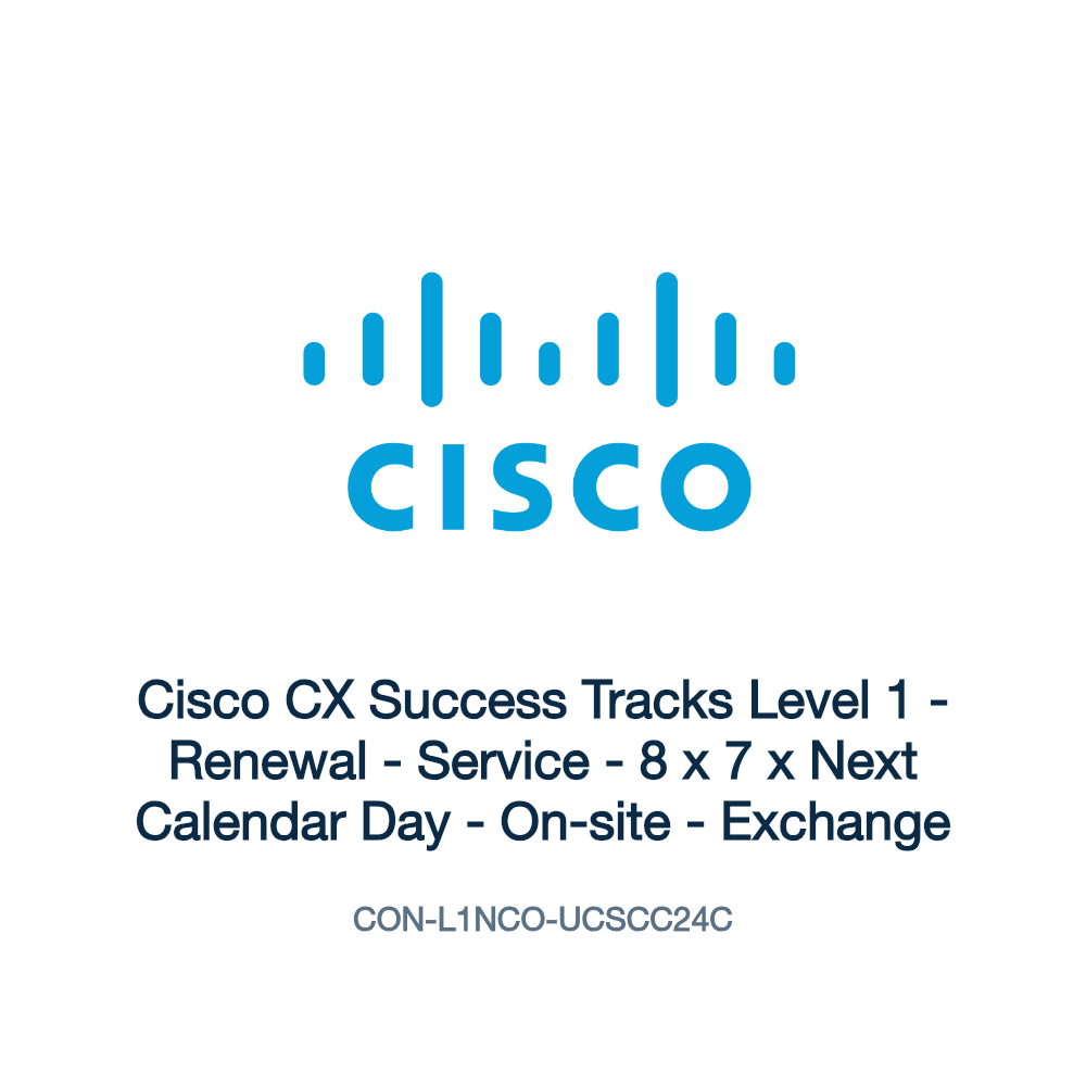 CON-L1NCO-UCSCC24C: Cisco CX Success Tracks Level 1