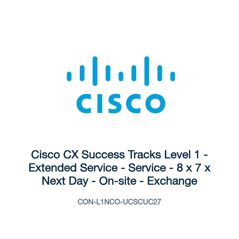 CON-L1NCO-UCSCUC27: Cisco CX Success Tracks Level 1