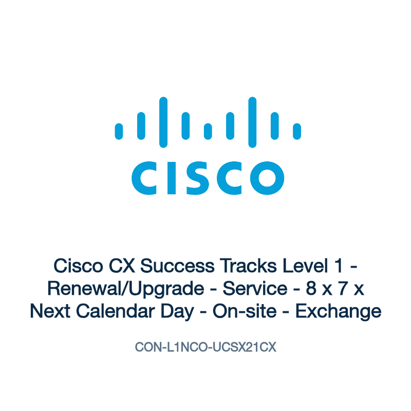 CON-L1NCO-UCSX21CX: Cisco CX Success Tracks Level 1