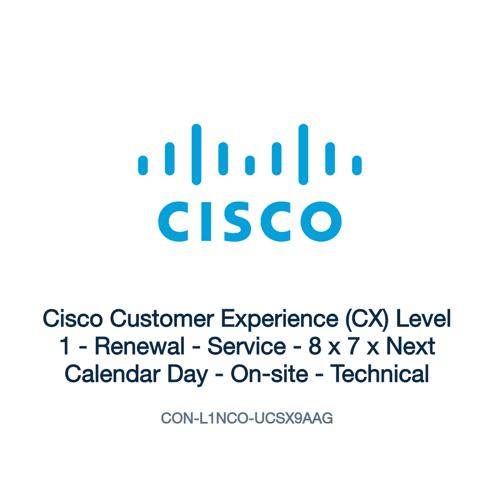CON-L1NCO-UCSX9AAG: Cisco Customer Experience (CX) Level 1