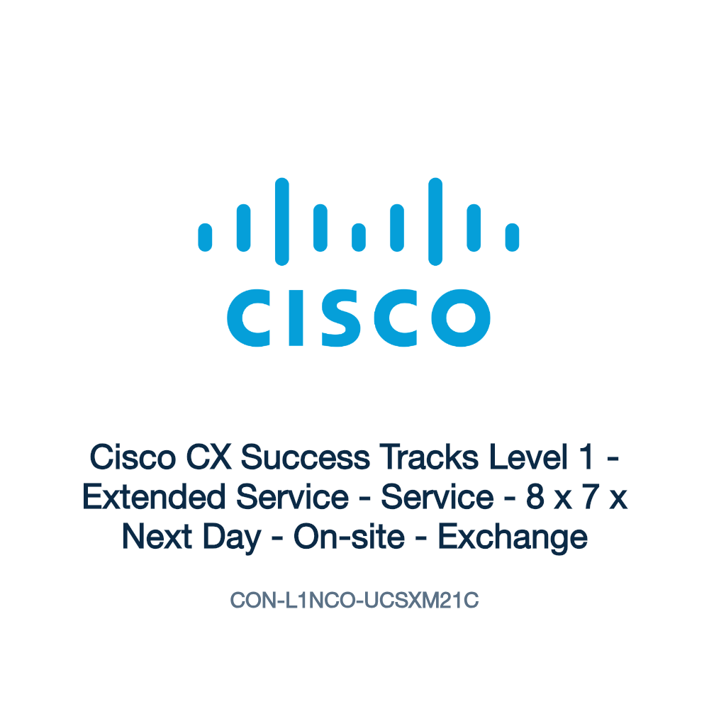 CON-L1NCO-UCSXM21C: Cisco CX Success Tracks Level 1