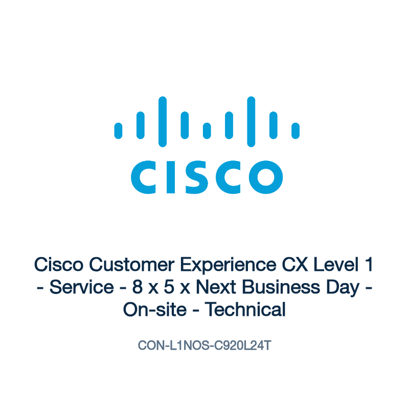 CON-L1NOS-C920L24T: Cisco Customer Experience CX Level 1