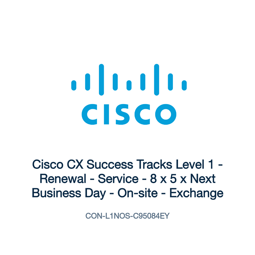 CON-L1NOS-C95084EY: Cisco CX Success Tracks Level 1