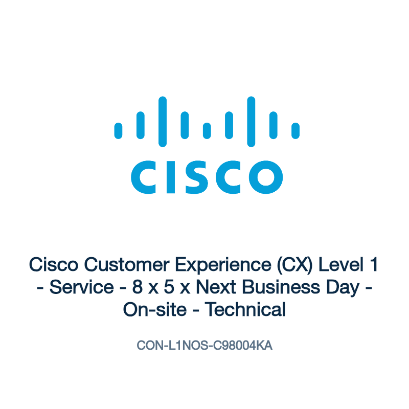 CON-L1NOS-C98004KA: Cisco Customer Experience (CX) Level 1