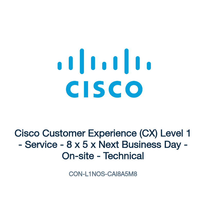 CON-L1NOS-CAI8A5M8: Cisco Customer Experience (CX) Level 1