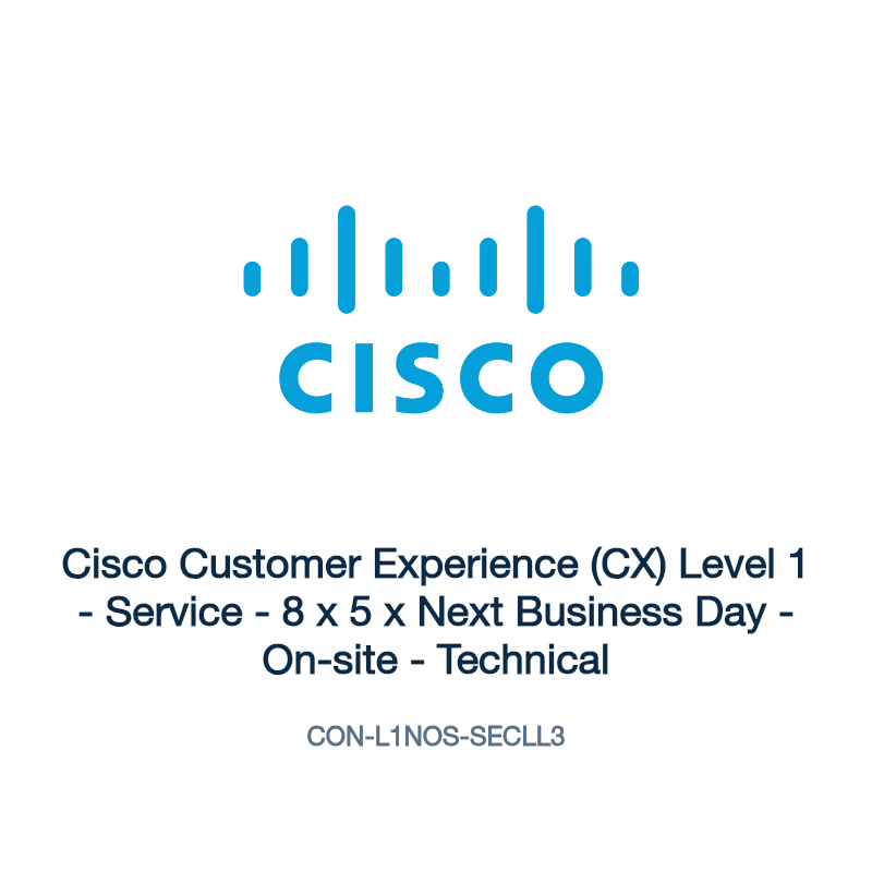 CON-L1NOS-SECLL3: Cisco Customer Experience (CX) Level 1