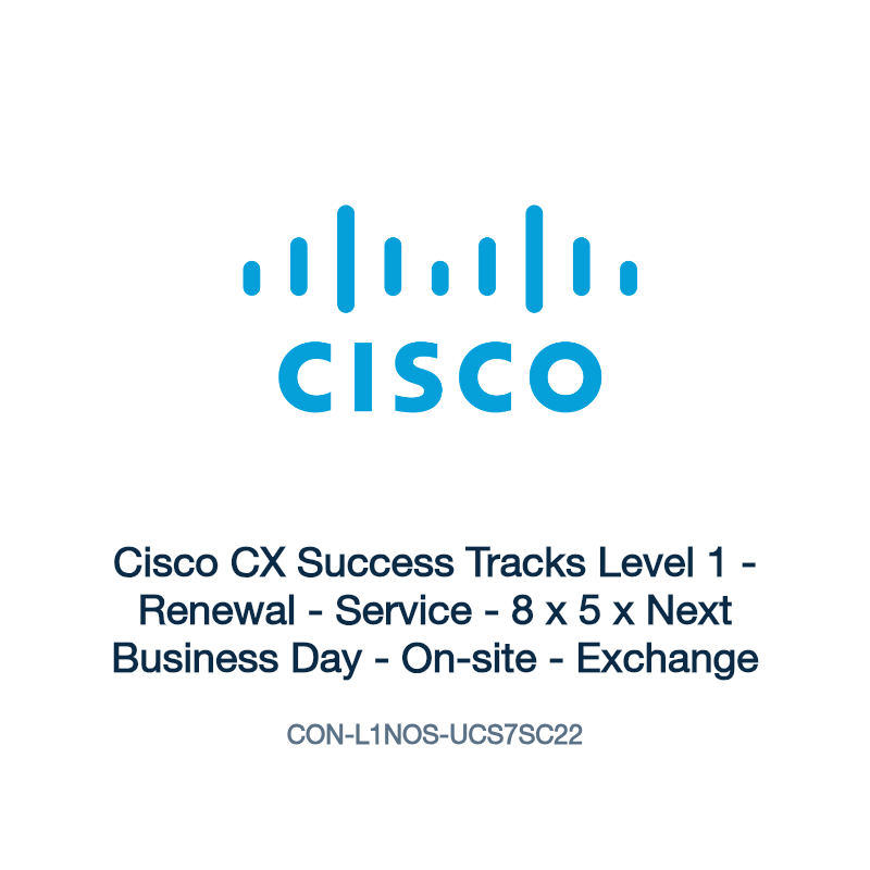 CON-L1NOS-UCS7SC22: Cisco CX Success Tracks Level 1