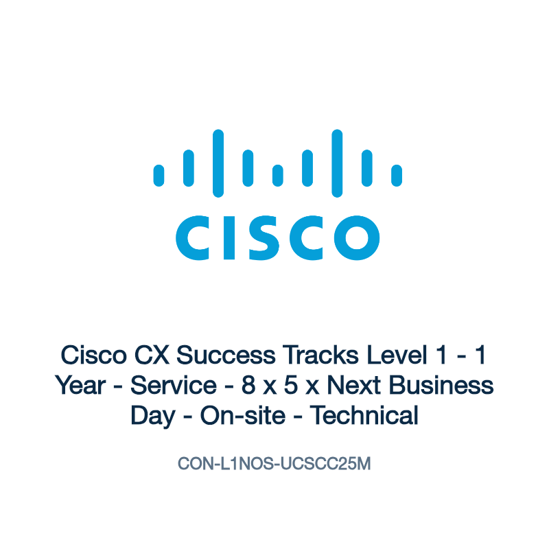 CON-L1NOS-UCSCC25M: Cisco CX Success Tracks Level 1