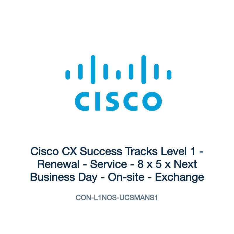 CON-L1NOS-UCSMANS1: Cisco CX Success Tracks Level 1