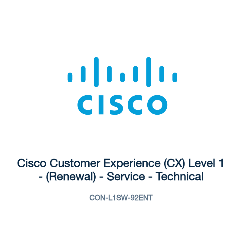 CON-L1SW-92ENT: Cisco Customer Experience (CX) Level 1