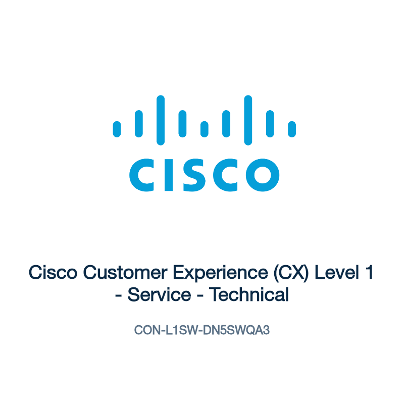 CON-L1SW-DN5SWQA3: Cisco Customer Experience (CX) Level 1