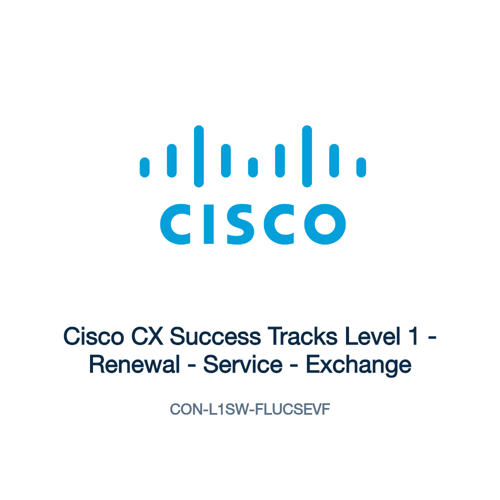 CON-L1SW-FLUCSEVF: Cisco CX Success Tracks Level 1
