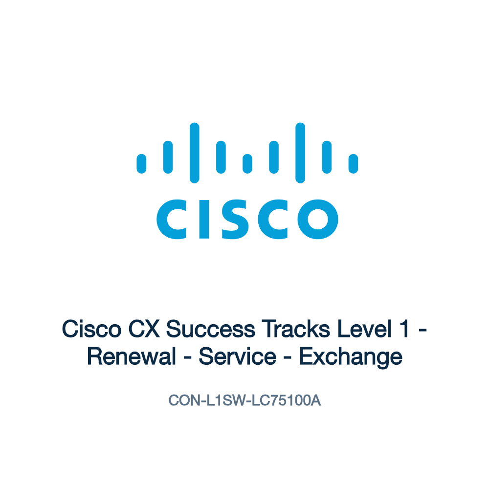 CON-L1SW-LC75100A: Cisco CX Success Tracks Level 1