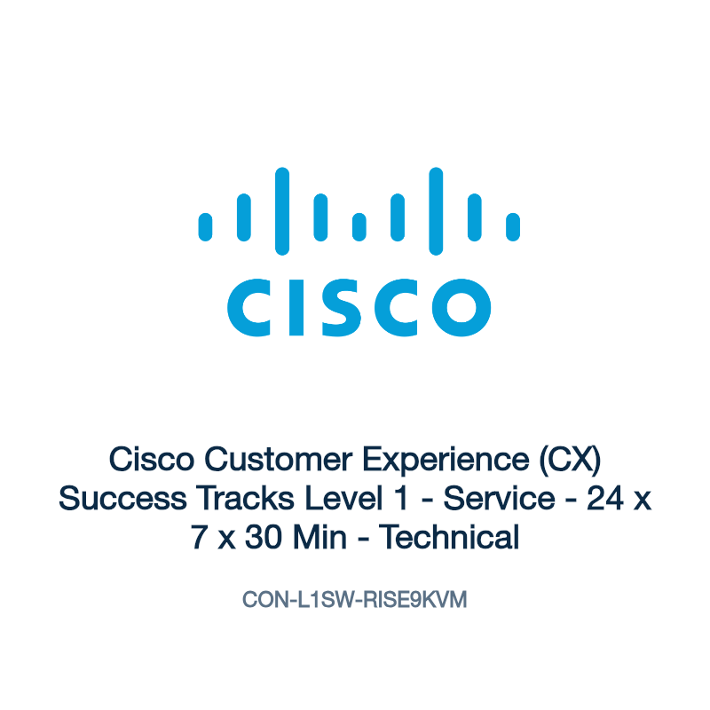 CON-L1SW-RISE9KVM: Cisco Customer Experience (CX) Success Tracks Level 1
