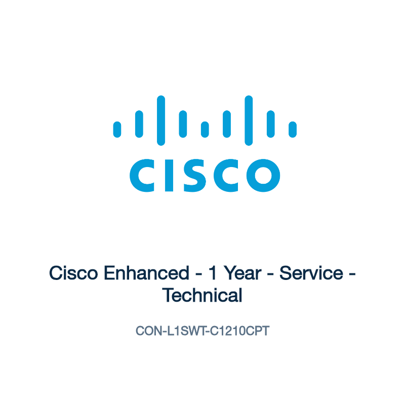 CON-L1SWT-C1210CPT: Cisco Enhanced - 1 Year - Service - Technical