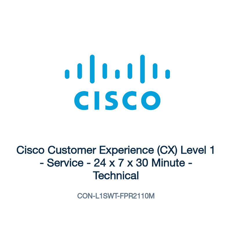 CON-L1SWT-FPR2110M: Cisco Customer Experience (CX) Level 1