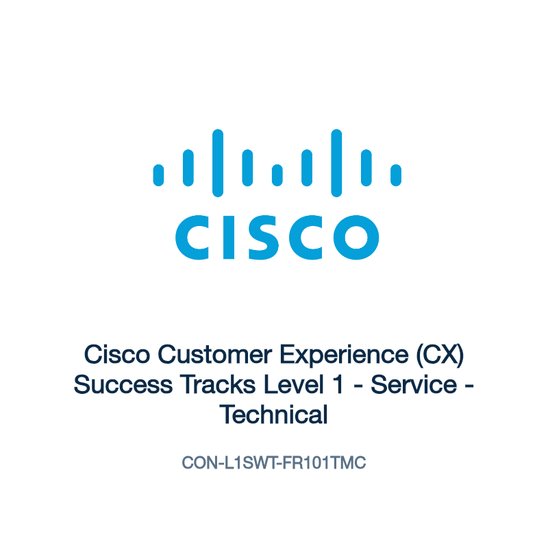 CON-L1SWT-FR101TMC: Cisco Customer Experience (CX) Success Tracks Level 1