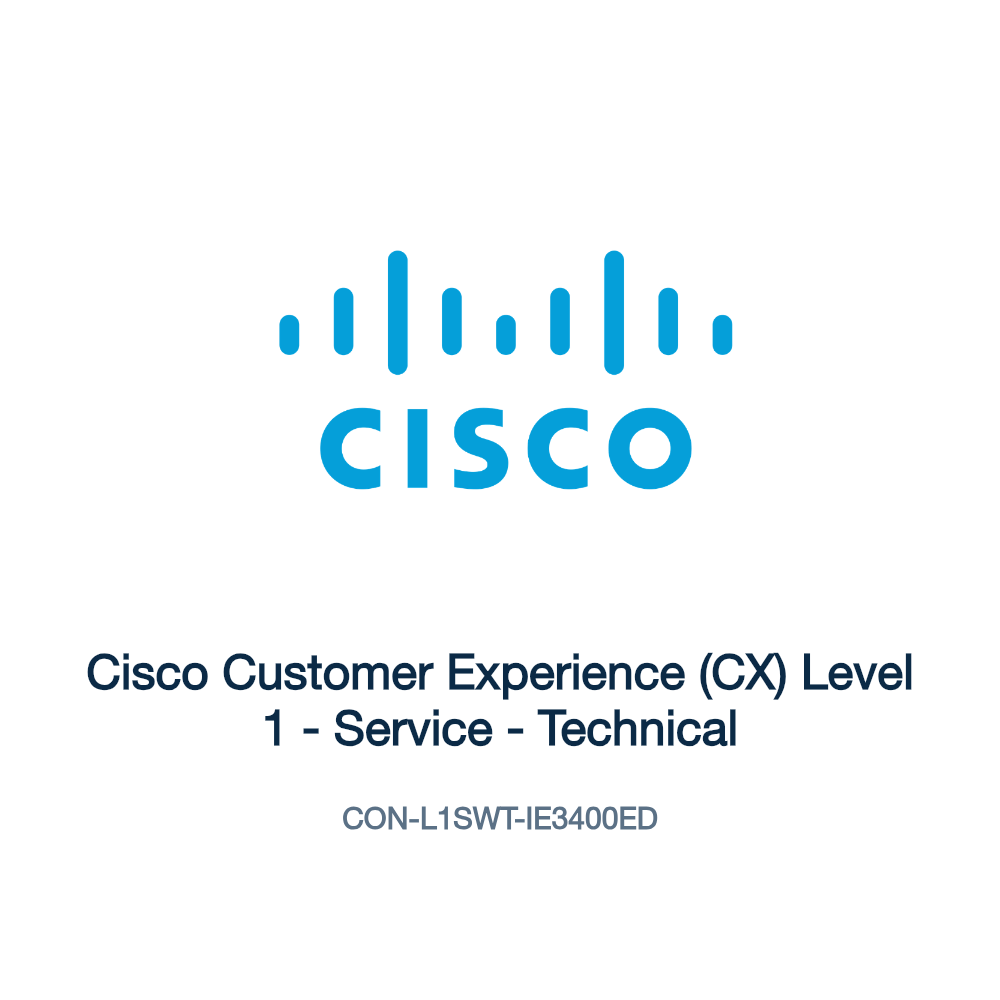 CON-L1SWT-IE3400ED: Cisco Customer Experience (CX) Level 1