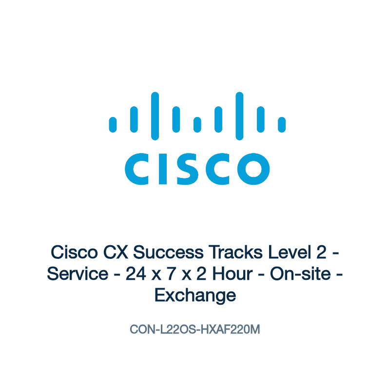 CON-L22OS-HXAF220M: Cisco CX Success Tracks Level 2