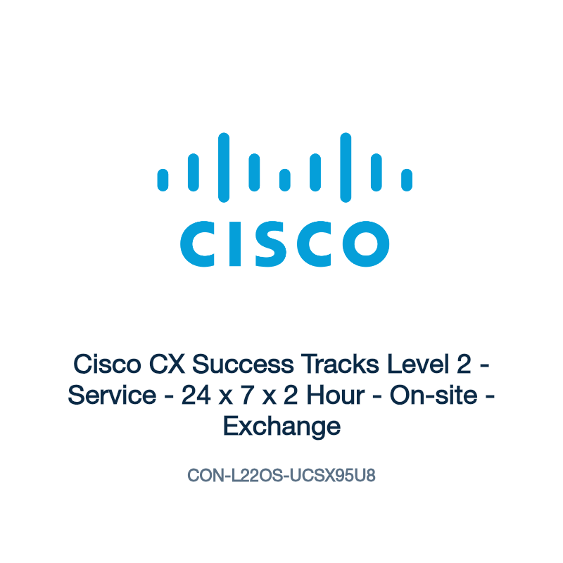 CON-L22OS-UCSX95U8: Cisco CX Success Tracks Level 2