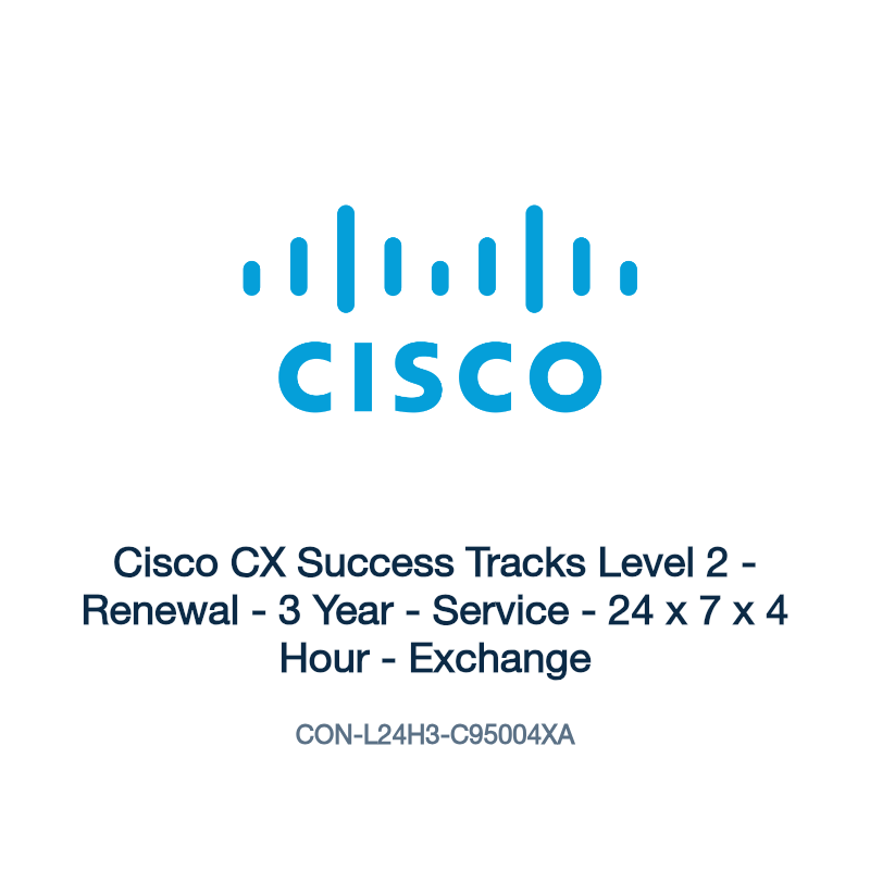 CON-L24H3-C95004XA: Cisco CX Success Tracks Level 2