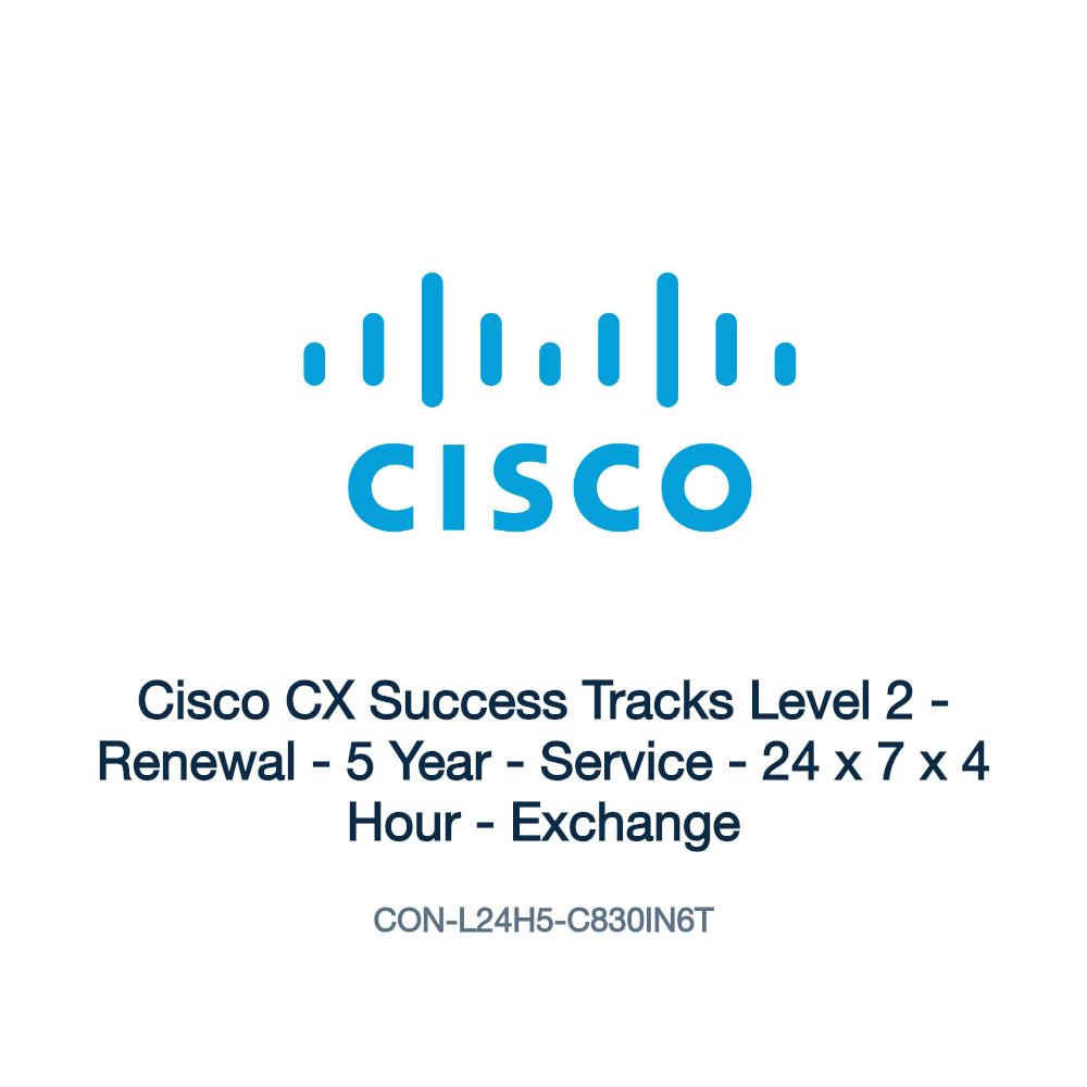 CON-L24H5-C830IN6T: Cisco CX Success Tracks Level 2