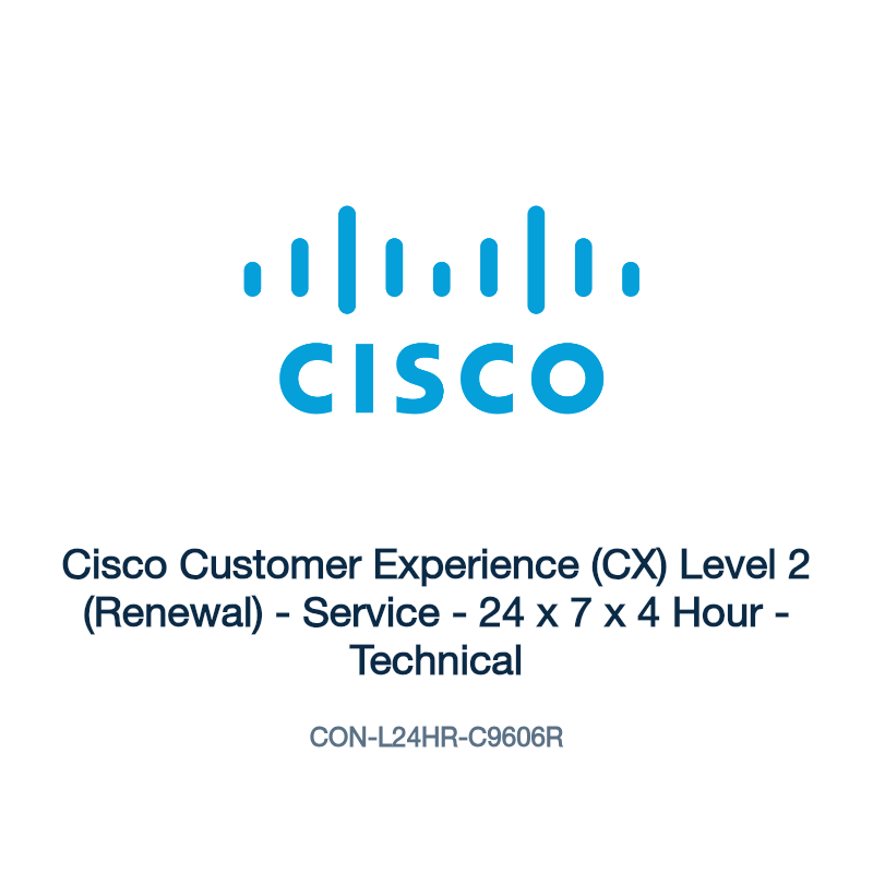 CON-L24HR-C9606R: Cisco Customer Experience (CX) Level 2 (Renewal)