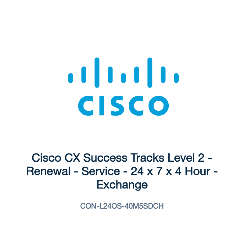 CON-L24OS-40M5SDCH: Cisco CX Success Tracks Level 2