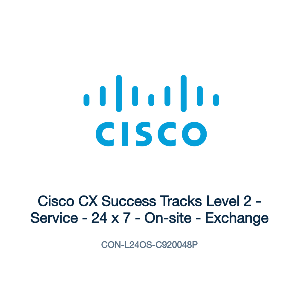 CON-L24OS-C920048P: Cisco CX Success Tracks Level 2