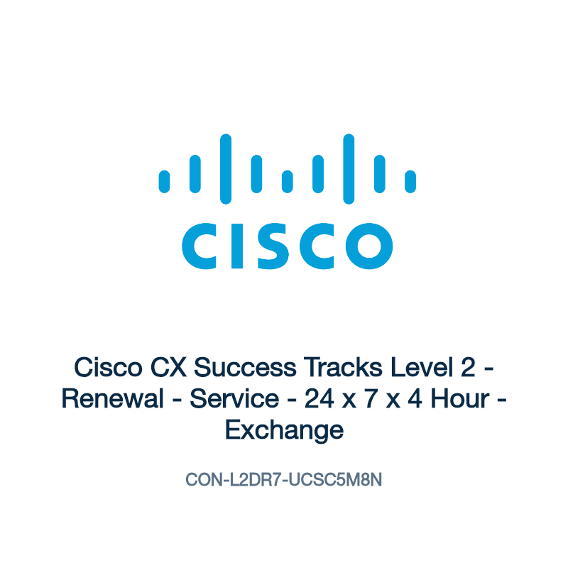 CON-L2DR7-UCSC5M8N: Cisco CX Success Tracks Level 2