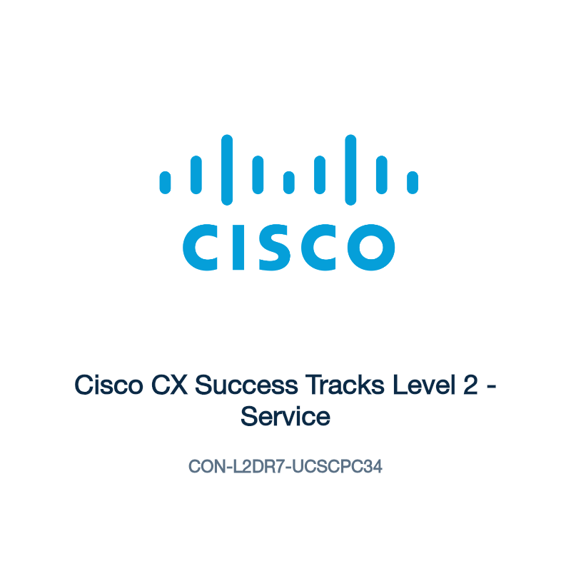 CON-L2DR7-UCSCPC34: Cisco CX Success Tracks Level 2